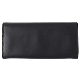 Fendi-Fendi Leather Wallet Black-Black
