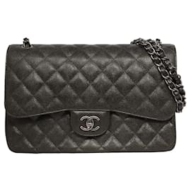 Chanel-Chanel Caviar Matelasse 30 Shoulder Bag-Green