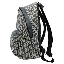 Dior-Dior Jacquard Canvas Leather Rider Backpack-Brown,Beige