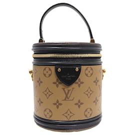 Louis Vuitton-Bolsa de Ombro Cannes Monogram Reverse Louis Vuitton-Marrom