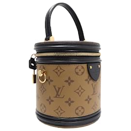 Louis Vuitton-Bolsa de Ombro Cannes Monogram Reverse Louis Vuitton-Marrom