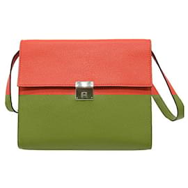 Hermès-Hermes Chevre Click 16 Mini Shoulder Bag-Orange