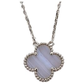 Van Cleef & Arpels-Van Cleef & Arpels Chalcedony Necklace 18K WG-White