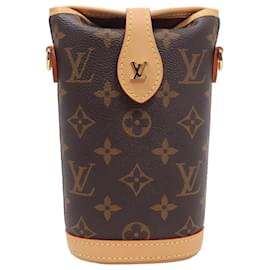 Louis Vuitton-Poche dobrável Monogram Louis Vuitton-Dourado,Metálico