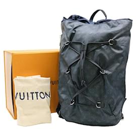 Louis Vuitton-Mochila ultraleve Monogram Louis Vuitton-Azul