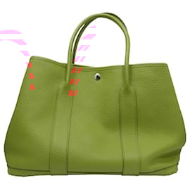 Hermès-Sac Tote Garden Party PM Hermès Orange-Orange