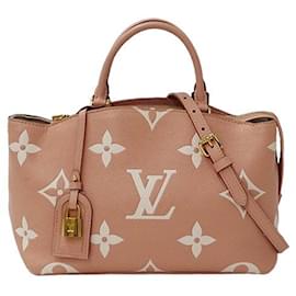 Louis Vuitton-Bolsa de mão 2 em 1 Monogram Empreinte Louis Vuitton-Rosa