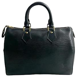 Louis Vuitton-Bolsa Louis Vuitton Speedy 25 Epi-Preto
