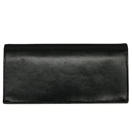 Cartier-Cartier Pasha Leather Long Wallet Black-Black