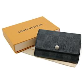 Louis Vuitton-Louis Vuitton Damier Graphite Key Case-Black