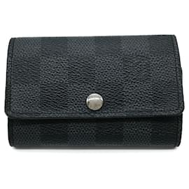 Louis Vuitton-Louis Vuitton Damier Graphite Key Case-Black