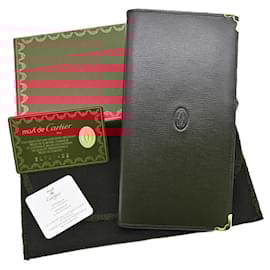 Cartier-Cartier Must Line Bifold Wallet Bordeaux Red-Red