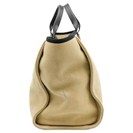 Chanel-Chanel Deauville GM Canvas Tote-Brown,Beige