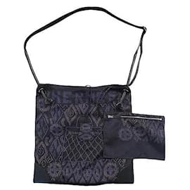Hermès-Hermes Silk Vaux Balennia Shoulder Bag-Black