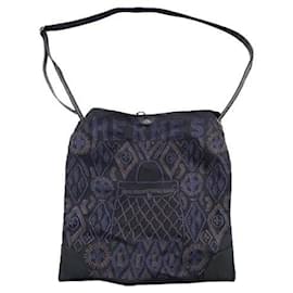 Hermès-Hermes Silk Vaux Balennia Shoulder Bag-Black