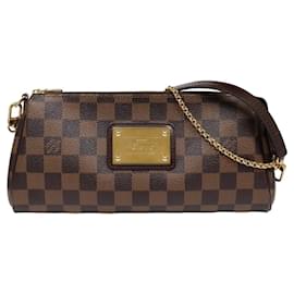Louis Vuitton-Bolsa de mão Damier Eva da Louis Vuitton-Marrom