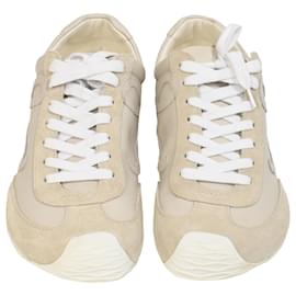Loewe-Loewe Ballet Runner 2.0 Sneakers in Beige Calfskin Leather-Beige
