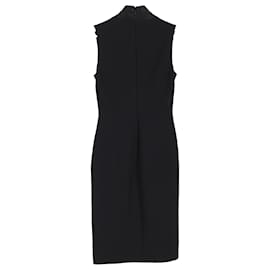 Gucci- Gucci Midi Shift Dress in Black Viscose-Black