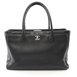 Chanel Executive Tote Ledertasche Schwarz
