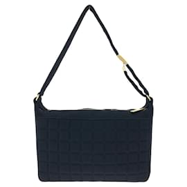 Chanel-Chanel Canvas Coco Mark Choco Bar 2way Bag 786****-Black