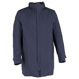 Herno 2-layer Gore-Tex Down Jacket In Navy Blue Nylon Blue Navy blue