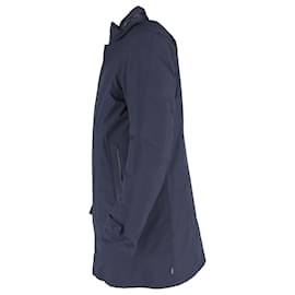 Herno-Herno 2-layer Gore-Tex Down Jacket In Navy Blue Nylon-Blue,Navy blue