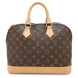 Louis Vuitton-Bolsa Alma Monograma Louis Vuitton-Marrom