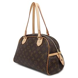 Louis Vuitton-Bolsa Montorgueil PM Monograma Louis Vuitton-Marrom