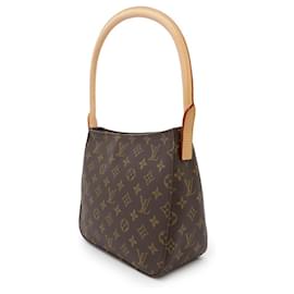 Louis Vuitton-Bolsa de Ombro Louis Vuitton Monogram Looping MM-Bege