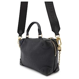 Louis Vuitton-Louis Vuitton Monogram Empreinte Petite Malle Souple Handbag-Black