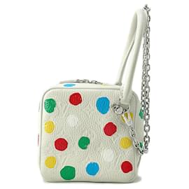 Louis Vuitton-Bolsa quadrada Monogram Empreinte LV×YK da Louis Vuitton-Branco,Multicor