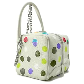 Louis Vuitton-Bolsa quadrada Monogram Empreinte LV×YK da Louis Vuitton-Branco,Multicor