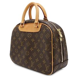Louis Vuitton-Bolsa de mão Trouville Monogram Louis Vuitton-Bege