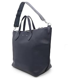 Louis Vuitton-Bolsa tote de couro Taurillon Louis Vuitton-Azul