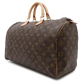 Louis Vuitton-Bolsa Louis Vuitton Monogram Speedy 40-Marrom