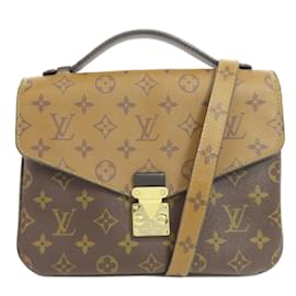Louis Vuitton-Bolsa Pochette Metis Louis Vuitton-Marrom,Monograma