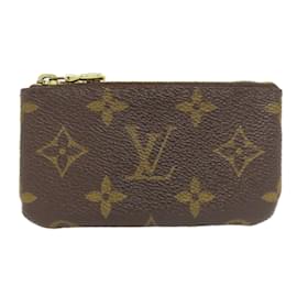 Louis Vuitton-Porta-moedas Monograma Louis Vuitton-Marrom,Monograma