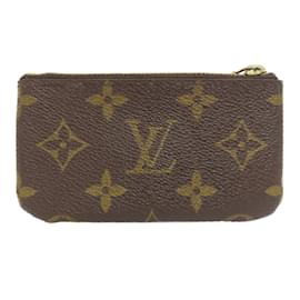 Louis Vuitton-Porta-moedas Monograma Louis Vuitton-Marrom,Monograma