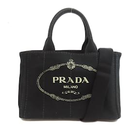 Prada-Prada Canapa Handbag-Black