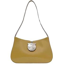 Salvatore Ferragamo-Salvatore Ferragamo Beige Calfskin Handbag-Beige