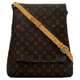 Louis Vuitton-Bolsa de Ombro Monograma Marrom Louis Vuitton-Marrom