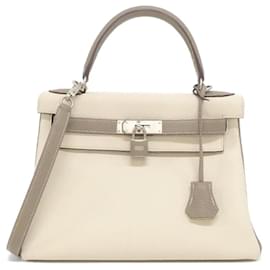 Hermès-Hermès Kelly 28-Beige