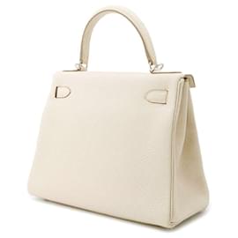 Hermès-Hermès Kelly 28-Blanc