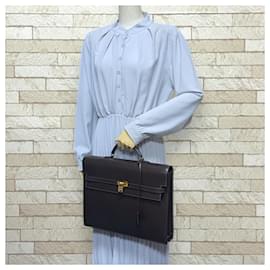 Hermès-Hermes Kelly Depeche 38 Bag-Brown