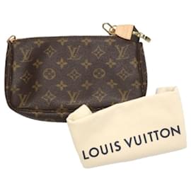 Louis Vuitton-Louis Vuitton Pochette Monogram Accessoire M40712 Pouch-Brown