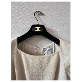 Chanel-Chanel Dress, Perle De Lune-White