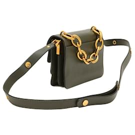 Marni-Marni Mini Trunk Shoulder Bag-Green,Khaki