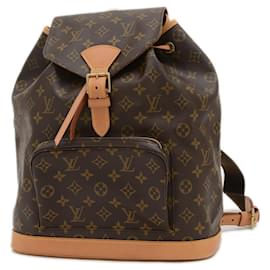 Louis Vuitton-Mochila Montsouris GM Monograma Louis Vuitton-Monograma