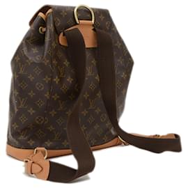 Louis Vuitton-Mochila Montsouris GM Monograma Louis Vuitton-Monograma