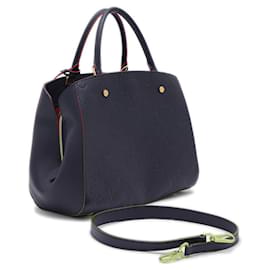 Louis Vuitton-Bolsa 2WAY Montaigne BB em Monogram Empreinte Louis Vuitton-Vermelho